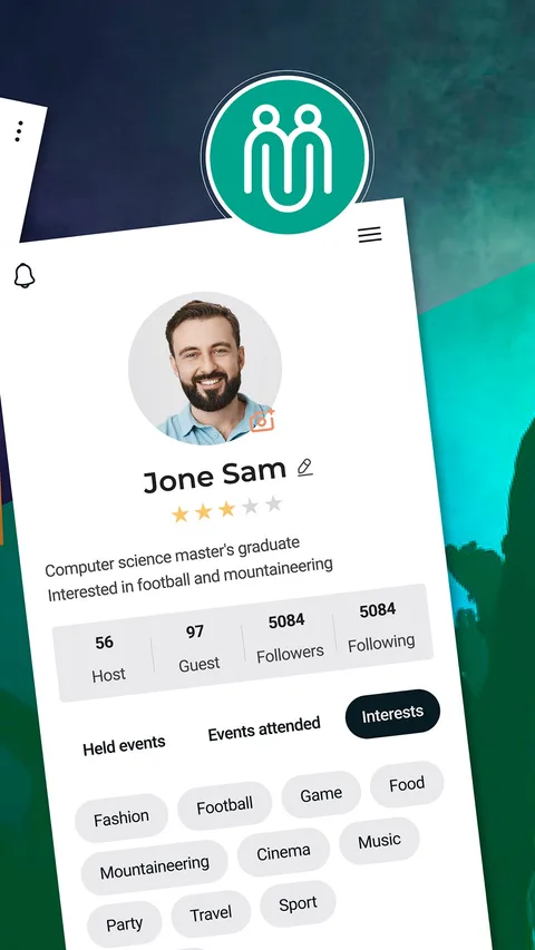 Captura de tela do app Meetility 7